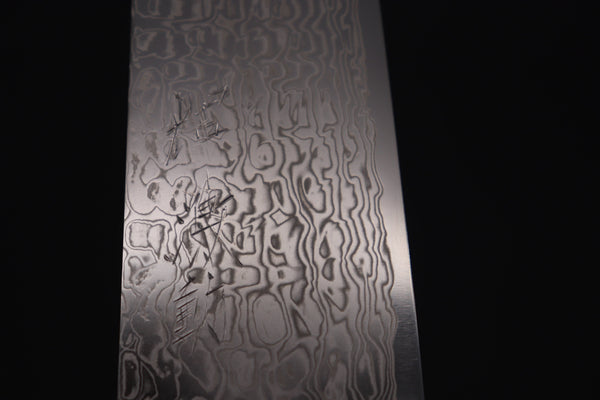 Kagayaki Santoku JCK Original Kagayaki R-2 Damascus Series KGRP-2 Santoku 175mm (6.8inch, Polished Blade)