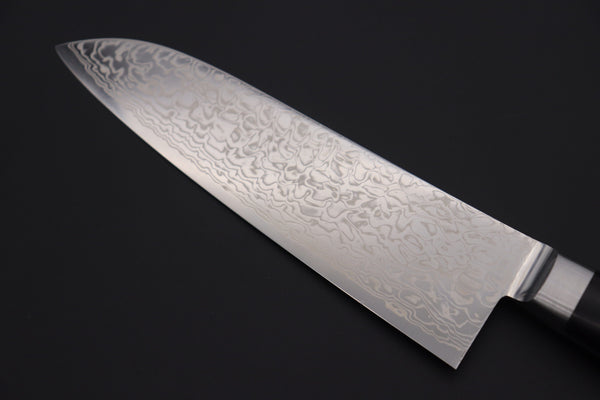 Kagayaki Santoku JCK Original Kagayaki R-2 Damascus Series KGRP-2 Santoku 175mm (6.8inch, Polished Blade)