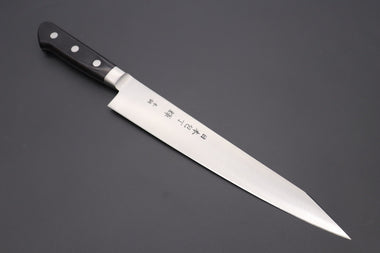 Kagayaki Sujihiki KC-8KES Kiritsuke-Sujihiki 240mm / ES (Extra Sharpness) / Right Handed JCK Original Kagayaki CarboNext Series KC-8KES Kiritsuke Sujihiki 240mm(9.4 inch, Special Order Made, Kiritsuke Blade Version)