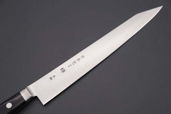 Kagayaki Sujihiki KC-9KES Kiritsuke-Sujihiki 270mm / ES (Extra Sharpness) / Right Handed JCK Original Kagayaki CarboNext Series KC-9KES Kiritsuke Sujihiki 270mm(10.6 inch, Special Order Made, Kiritsuke Blade Version)