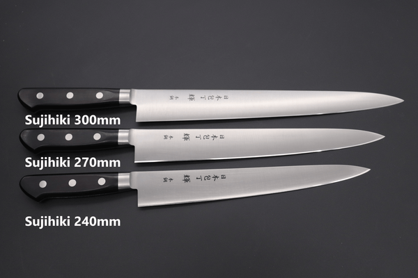 Kagayaki Sujihiki KC-8 Sujihiki240mm(9.4inch) / ES (Extra Sharpness) / Right Handed JCK Original Kagayaki CarboNext Series Sujihiki (240mm to 300mm, 3 sizes)