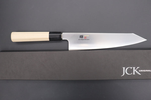 Kagayaki Wa Gyuto JCK Original Kagayaki Basic WA Series VG-10 Kiritsuke Gyuto (210mm to 270mm, 3 sizes)