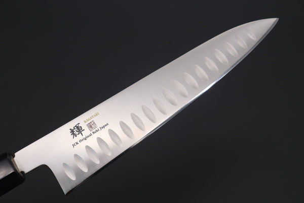 Kagayaki Wa Gyuto JCK Original Kagayaki Basic WA Series VG-10 Wa Gyuto with Dimples (210mm and 270mm, 3 Sizes)