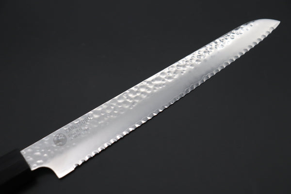 Kanetsugu Bread Knife CHW-4 Bread Knife 210mm (8.2 Inch) Kanetsugu Classic Hammered Wa Series CHW-4 Bread Knife 210mm (8.2 Inch)