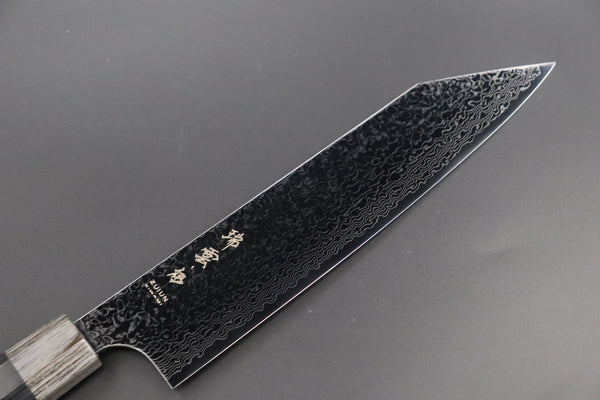 Kanetsugu Kiritsuke KZD-3極 Kiritsuke(Bunka) 210mm (8.2 Inch) Kanetsugu Zuiun KIWAMI 極 Series R-2 Damascus "DLC Coating" KZD-3極 Kiritsuke (Bunka) 210mm (8.2 Inch)