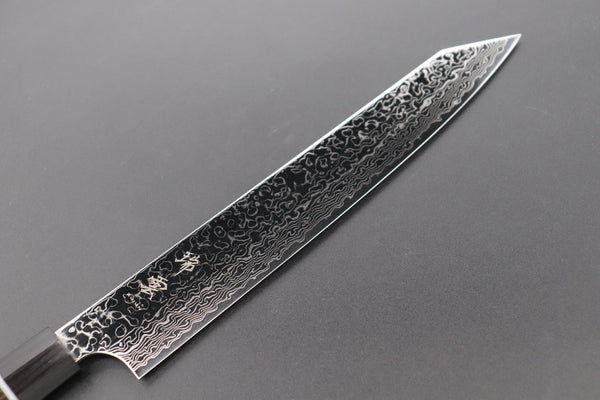 Kanetsugu Sujihiki KZD-4 Kiritsuke Sujihiki 240mm (9.4 Inch) Kanetsugu Zuiun Series R-2 Damascus KZD-4 Kiritsuke Sujihiki 240mm (9.4 Inch)