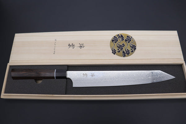 Kanetsugu Sujihiki KZD-4 Kiritsuke Sujihiki 240mm (9.4 Inch) Kanetsugu Zuiun Series R-2 Damascus KZD-4 Kiritsuke Sujihiki 240mm (9.4 Inch)