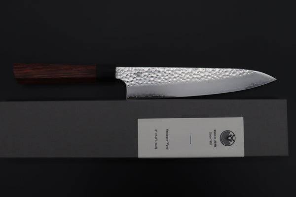 Kanetsugu Wa Gyuto CHW-3 Wa Gyuto 210mm (8.2 Inch) Kanetsugu Classic Hammered Wa Series CHW-3 Wa Gyuto 210mm (8.2 Inch)