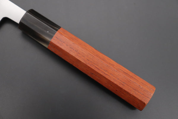 Masamoto Wa Gyuto KS-3124KRS-2 Wa Gyuto 240mm (9.4 inch) / Marble Masamoto Original Limited Edition KS Series White Steel No.2 KS-3124KRS-2 Wa Gyuto 240mm “Quince Wood Handle & Saya”