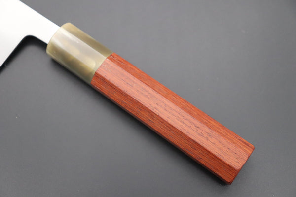 Masamoto Wa Gyuto KS-3124KRS Wa Gyuto 240mm (9.4 inch) / White Masamoto Original Limited Edition KS Series White Steel No.2 KS-3124KRS Wa Gyuto 240mm “Quince Wood Handle & Saya”