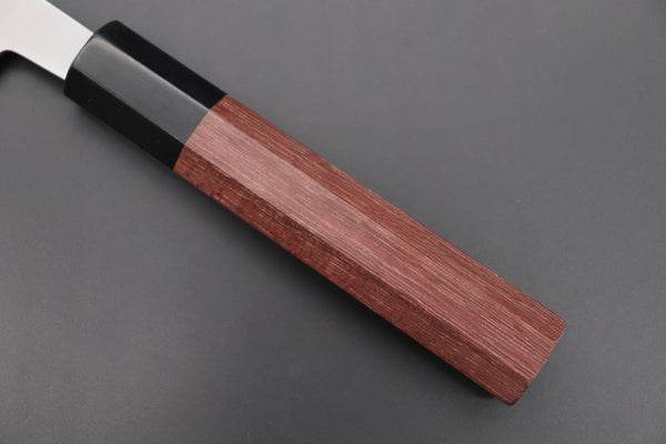 Masamoto Wa Gyuto KS-3124PHS-2 Wa Gyuto 240mm (9.4 inch) / Black Masamoto Original Limited Edition KS Series White Steel No.2 KS-3124PHS-2 Wa Gyuto 240mm “Purple-Heart Wood Handle & Saya”