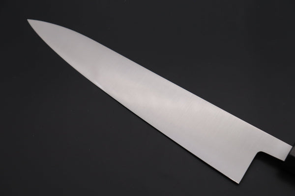 Masamoto Wa Gyuto KS-3124PHS-2 Wa Gyuto 240mm (9.4 inch) / Black Masamoto Original Limited Edition KS Series White Steel No.2 KS-3124PHS-2 Wa Gyuto 240mm “Purple-Heart Wood Handle & Saya”