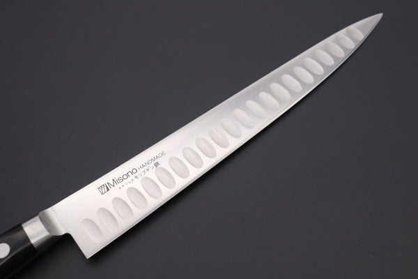 Misono Sujihiki Misono Molybdenum Steel with Dimples Series Sujihiki (240mm to 360mm, 4 sizes)