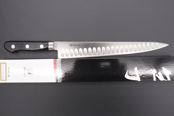 Misono Sujihiki Misono Molybdenum Steel with Dimples Series Sujihiki (240mm to 360mm, 4 sizes)