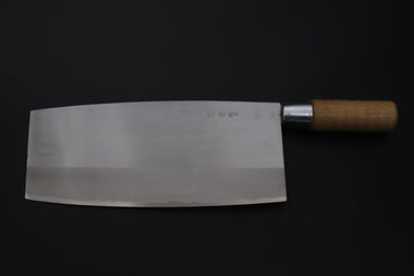 Mizuno Tanrenjo Chinese Cleaver Mizuno Tanrenjo — Special Orders & Limited Editions Akitada Hontanren Series "Blue Steel No.2 San-Mai" MT- Chinese Cleaver No.1
