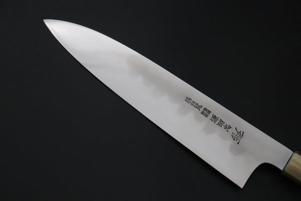 Mizuno Tanrenjo Wa Gyuto Mizuno Tanrenjo — Special Orders & Limited Editions Akitada Honyaki DX Blue Steel No.2 Series - Wa Gyuto 240mm (9.4 Inch, MT-2)