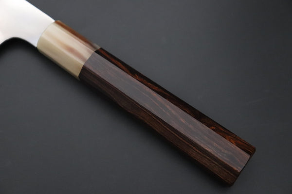 Mizuno Tanrenjo Wa Gyuto Mizuno Tanrenjo — Special Orders & Limited Editions Akitada Honyaki DX Blue Steel No.2 Series - Wa Gyuto 240mm (9.4 Inch, MT-2)