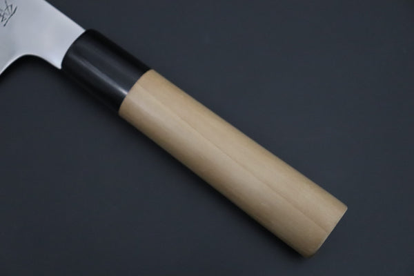 Mizuno Tanrenjo Wa Gyuto Mizuno Tanrenjo — Special Orders & Limited Editions Akitada Honyaki DX Blue Steel No.2 Series - Wa Gyuto 240mm (9.4 Inch, MT-3)