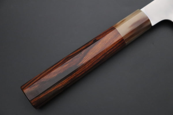 Mizuno Tanrenjo Wa Gyuto Mizuno Tanrenjo — Special Orders & Limited Editions Akitada Honyaki White Steel Series - Wa Gyuto 240mm (9.4 Inch, MT-5)