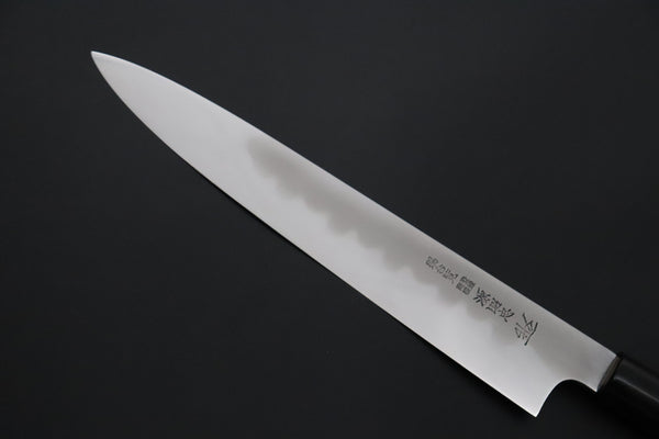 Mizuno Tanrenjo Wa Sujihiki Mizuno Tanrenjo — Special Orders & Limited Editions Akitada Honyaki DX Blue Steel No.2 Series - Versatile Sujihiki 270mm (10.6 Inch, MT-1)