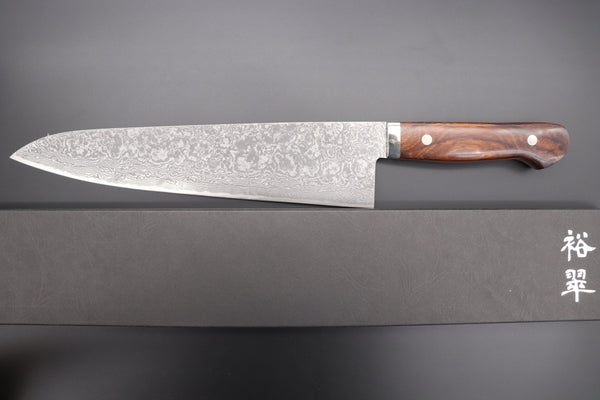 Mr. Itou Gyuto Mr. Itou R-2 Custom Damascus Gyuto 265mm (10.4inch) "Desert Ironwood Handle" (IT-5)