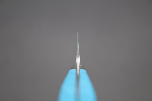 Mr. Itou Petty Mr. Itou R-2 Custom Damascus Petty 145mm (5.7 inch) "Turquoise Gem-Composite Stone Handle" (IT-216)