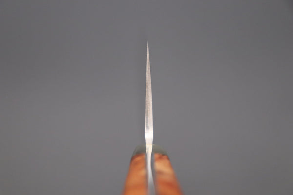 Mr. Itou Sujihiki Mr. Itou R-2 Custom Damascus Gyuto 260mm (Narrower Blade Width, 10.2 Inch) "Quince Burl Wood Handle" (IT-925)