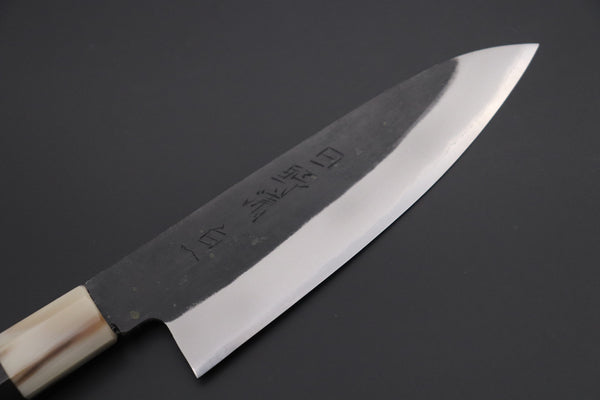 Mutsumi Hinoura Wa Gyuto Mutsumi Hinoura White Steel No.1 Kurouchi Series MW1-3 Wa Gyuto 155mm (6.1 Inch)