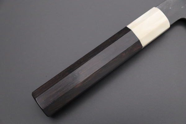 Mutsumi Hinoura Wa Gyuto Mutsumi Hinoura White Steel No.1 Kurouchi Series MW1-7 Wa Gyuto 210mm (8.2 Inch)