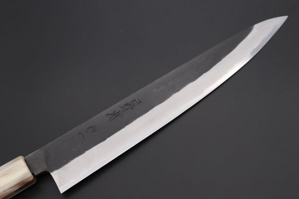 Mutsumi Hinoura Wa Sujihiki Mutsumi Hinoura White Steel No.1 Kurouchi Series MW1-10 Wa Sujihiki 270mm (10.6 Inch)