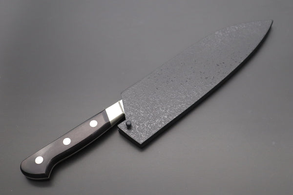 Others Accessories Black Lacquered Wooden Saya for Misono UX10 No.781 Santoku (UX10 Dimples No.751 Santoku)