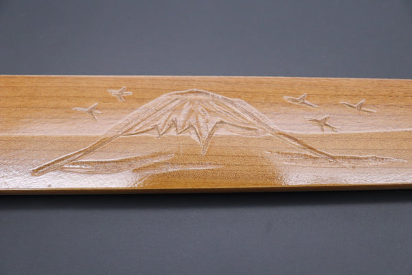 Others Accessories Custom Handmade Carved Wooden Saya for Yanagiba 300mm (Mt.Fuji, WS-Y300-10)