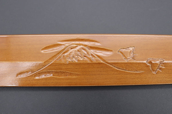 Others Accessories Custom Handmade Carved Wooden Saya for Yanagiba 300mm (Mt.Fuji, WS-Y300-4)