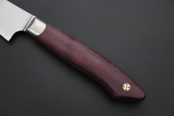 Others Petty Master Hiroshi Saito SH-11 Custom VG-10 Stainless Steel (Mono-Steel) Petty 155mm (6.1 inch, Purple Heart Wood Handle)