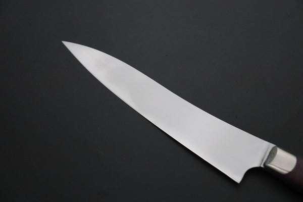 Others Petty Master Hiroshi Saito SH-11 Custom VG-10 Stainless Steel (Mono-Steel) Petty 155mm (6.1 inch, Purple Heart Wood Handle)