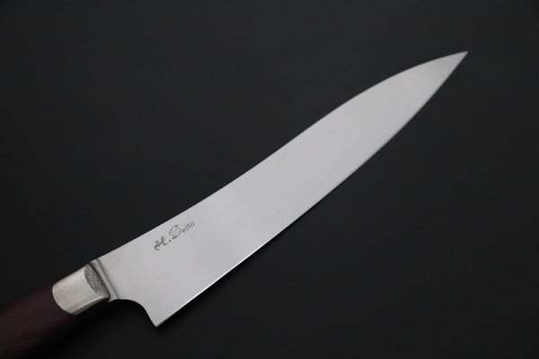 Others Petty Master Hiroshi Saito SH-11 Custom VG-10 Stainless Steel (Mono-Steel) Petty 155mm (6.1 inch, Purple Heart Wood Handle)