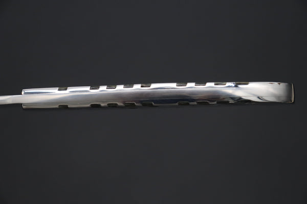 Others Steak Knife Koji Hara KH-540 M-390 Perfect Mirror Polish, Custom Utility Steak Knife "Circle Abalone"