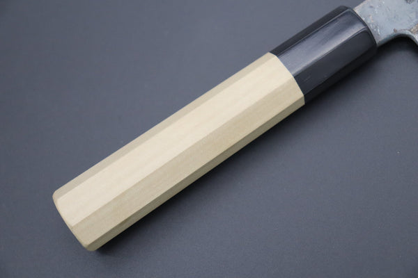 Shirou-Kunimitsu Bunka Shirou-Kunimitsu White Steel No.2 Kurouchi Series SK-4 Bunka 190mm (7.4 Inch)