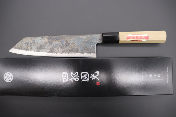 Shirou-Kunimitsu Bunka Shirou-Kunimitsu White Steel No.2 Kurouchi Series SK-4 Bunka 190mm (7.4 Inch)