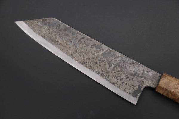 Shirou-Kunimitsu Bunka Shirou-Kunimitsu White Steel No.2 Kurouchi Series Special Edition SK-4SP52 Bunka 190mm (7.4 Inch)