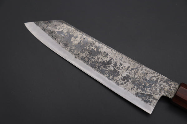 Shirou-Kunimitsu Bunka Shirou-Kunimitsu White Steel No.2 Kurouchi Series Special Edition SK-4SP55 Bunka 190mm (7.4 Inch)