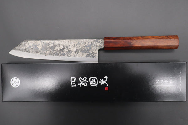 Shirou-Kunimitsu Bunka Shirou-Kunimitsu White Steel No.2 Kurouchi Series Special Edition SK-4SP55 Bunka 190mm (7.4 Inch)