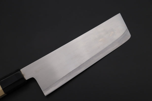 Shirou-Kunimitsu Nakiri Shirou-Kunimitsu Blue Steel No.2 Natural Beauty Series SKB-3 Nakiri 165mm (6.4 Inch)