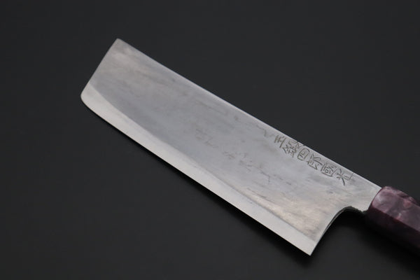 Shirou-Kunimitsu Nakiri Shirou-Kunimitsu TAMAHAGANE “JEWEL STEEL” Series SKTJ-25 Nakiri 165mm (6.4 Inch)