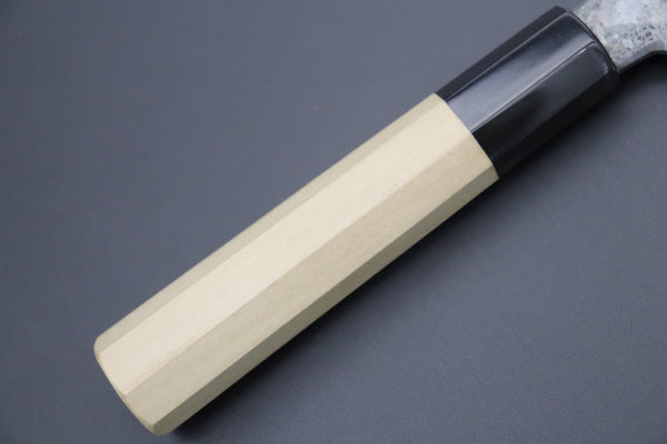 Shirou-Kunimitsu Nakiri Shirou-Kunimitsu White Steel No.2 Kurouchi Series SK-3 Nakiri 165mm (6.4 Inch)