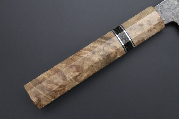 Shirou-Kunimitsu Nakiri Shirou-Kunimitsu White Steel No.2 Kurouchi Series Special Edition SK-3SP55 Nakiri 165mm (6.4 Inch)