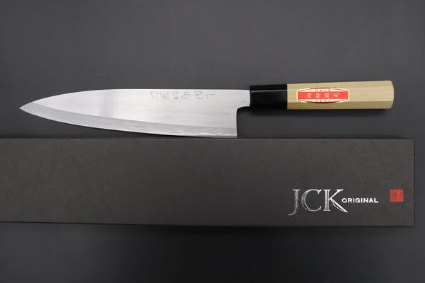 Shirou-Kunimitsu Wa Gyuto Shirou-Kunimitsu Blue Steel No.2 Natural Beauty Series SKB-5 Wa Gyuto 210mm (8.2 Inch)