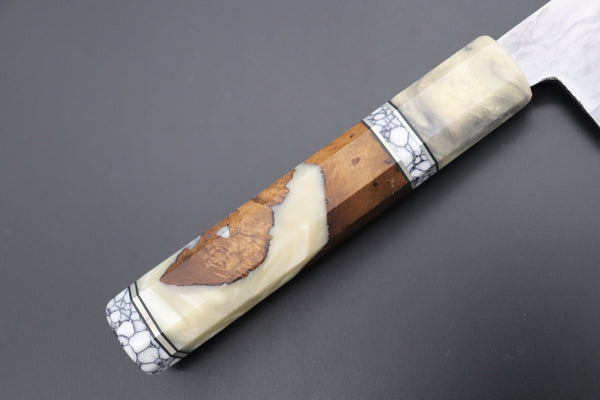 Shirou-Kunimitsu Wa Gyuto Shirou-Kunimitsu TAMAHAGANE “JEWEL STEEL” Series SKTJ-1 Wa Gyuto 200mm (7.9 Inch)