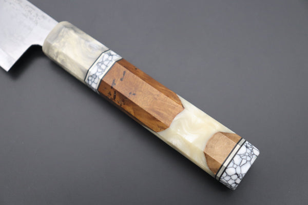 Shirou-Kunimitsu Wa Gyuto Shirou-Kunimitsu TAMAHAGANE “JEWEL STEEL” Series SKTJ-1 Wa Gyuto 200mm (7.9 Inch)