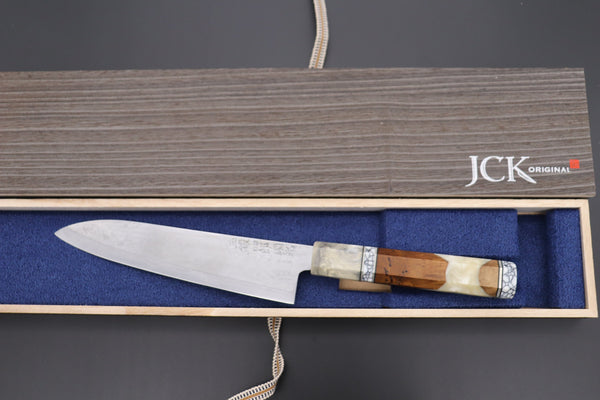 Shirou-Kunimitsu Wa Gyuto Shirou-Kunimitsu TAMAHAGANE “JEWEL STEEL” Series SKTJ-1 Wa Gyuto 200mm (7.9 Inch)